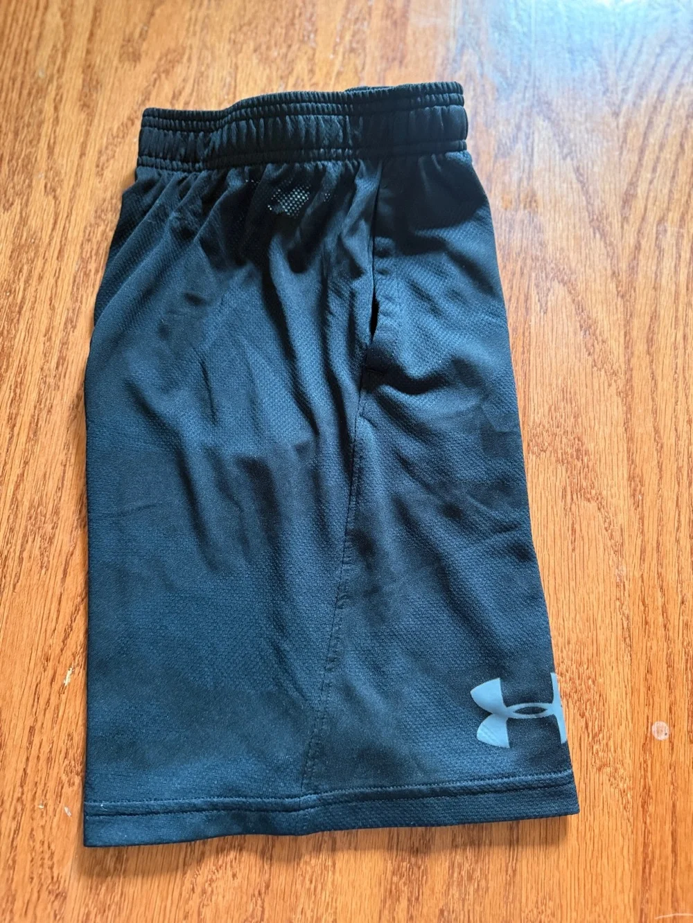 Under Armour Black Athletic Shorts with Moisture-Wicking Fabric